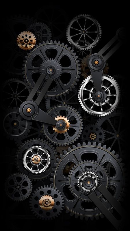 Luxury Mechanical Age02（Animated） - Apps on Galaxy Store Dark phone wallpapers, Dark wallpaper iphone, Leaves wallpaper iphone