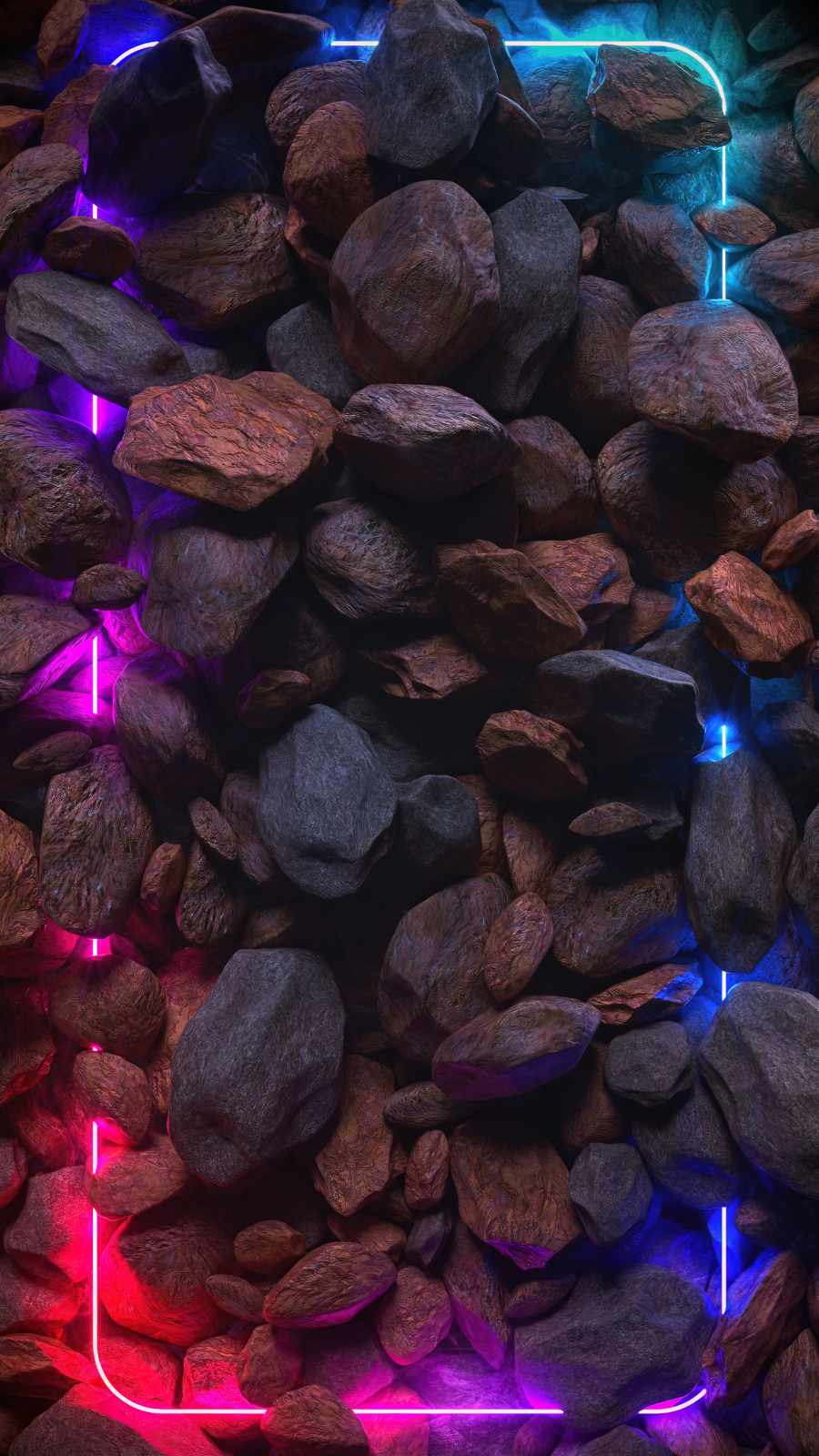 RGB Stones IPhone Wallpaper - IPhone Wallpapers