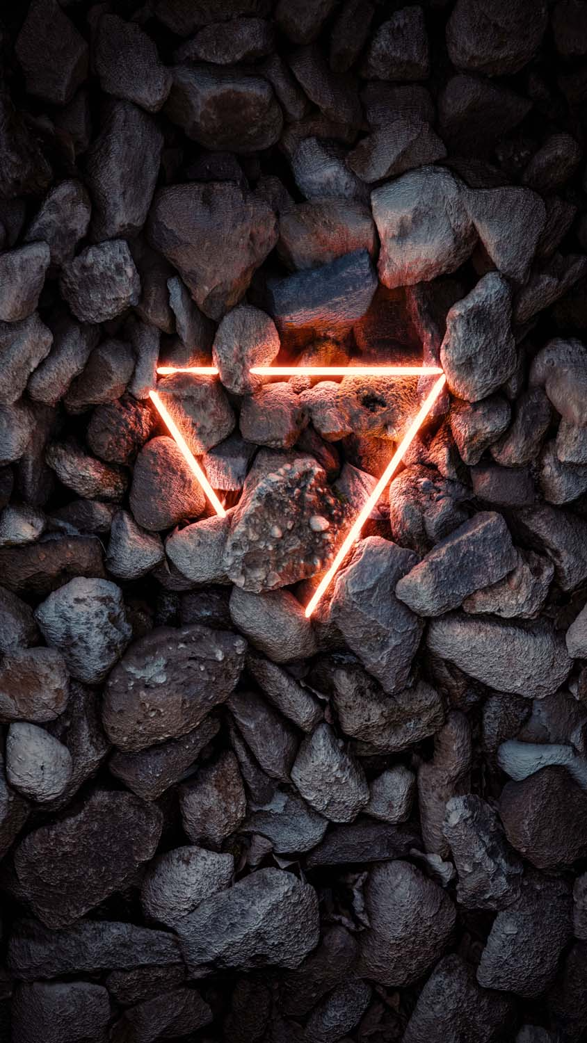 Stones Neon Triangle IPhone Wallpaper HD - IPhone Wallpapers