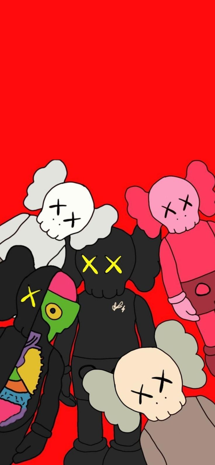 Pin by Gohan David Avila on Marcas Cool wallpapers cartoon, Kaws wallpaper, Kaws iphone wallpaper