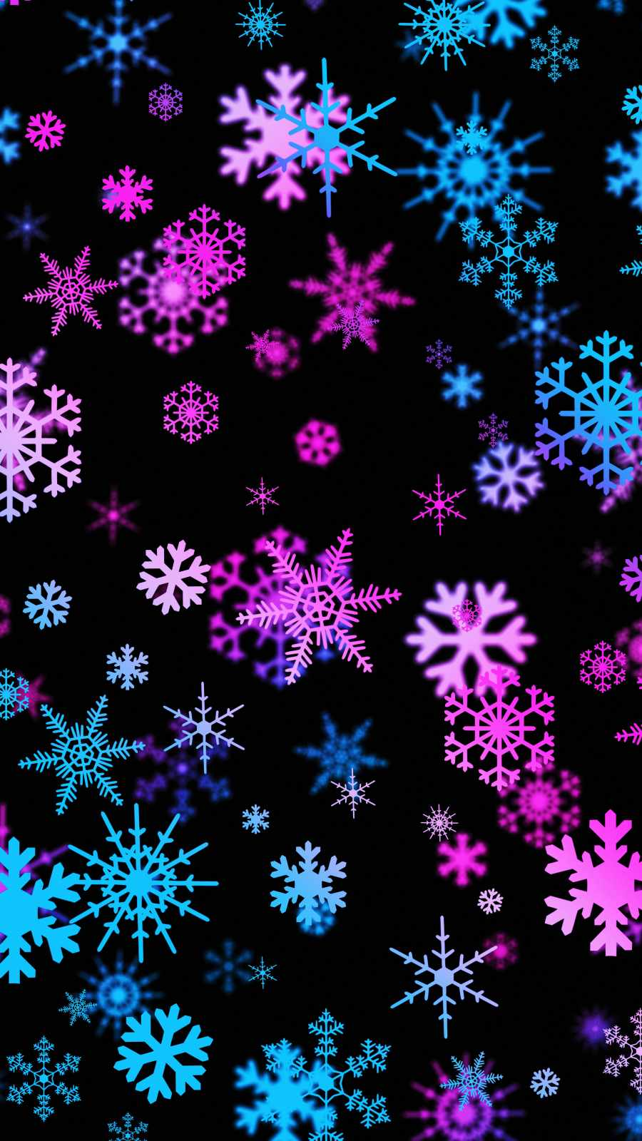 Snowflakes Art IPhone Wallpaper - IPhone Wallpapers