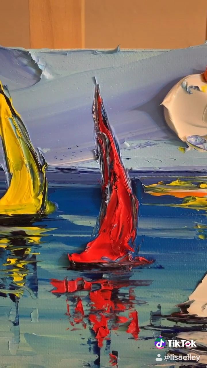 Learn to paint sailboats