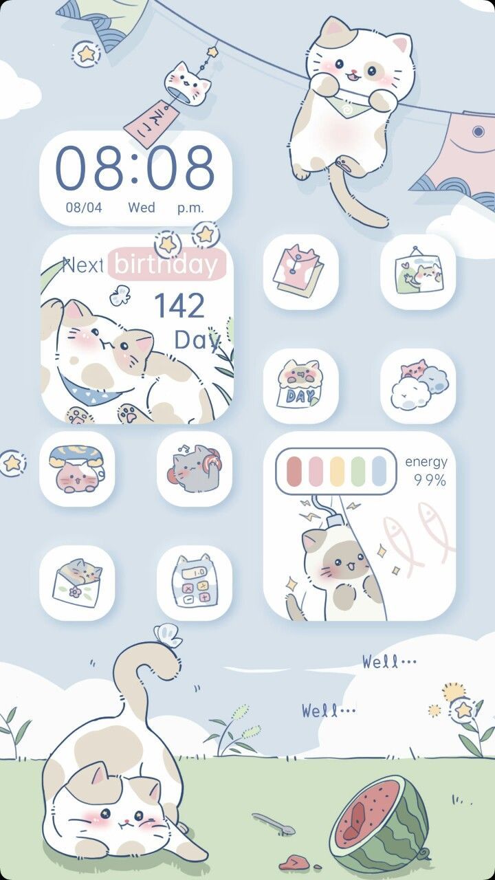 Cat raibow in 2022 Cute emoji wallpaper, Cute cartoon wallpapers, Cute galaxy wallpaper