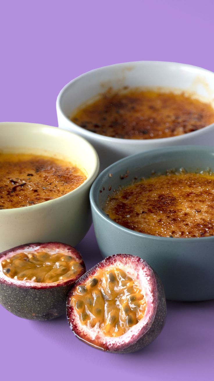 Passionfruit Creme Brulee