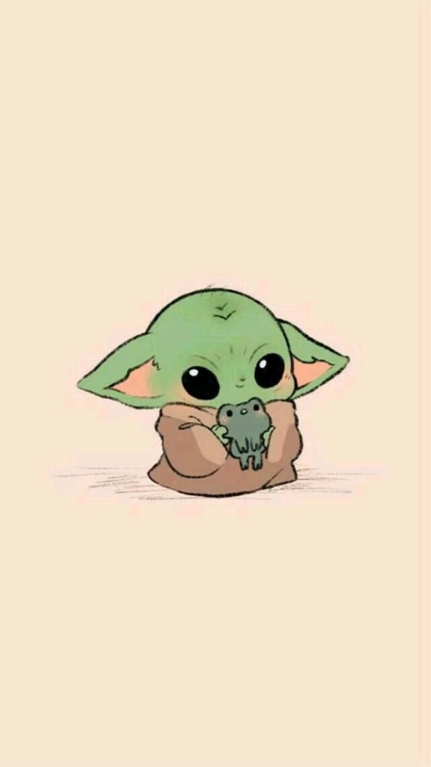 Pin by Evzy_aesthetic on Idea Pins by you in 2022 Cute cartoon wallpapers, Yoda wallpaper, Cartoon wallpaper iphone