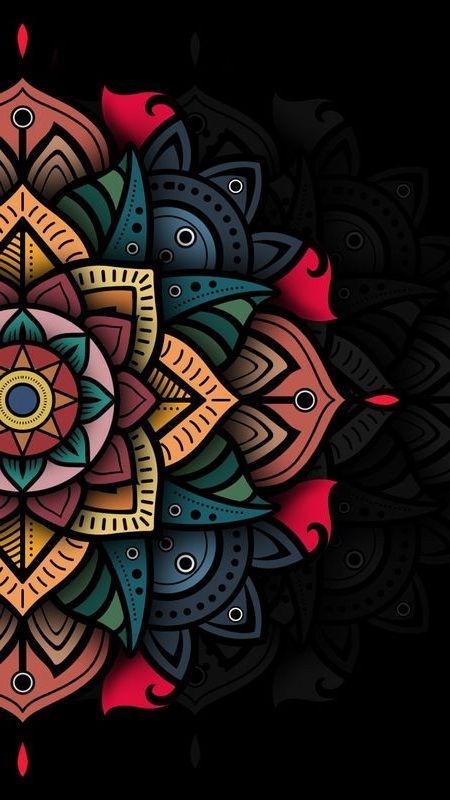 MuchaTseBle Abstract art wallpaper, Beast wallpaper, Mandala wallpaper