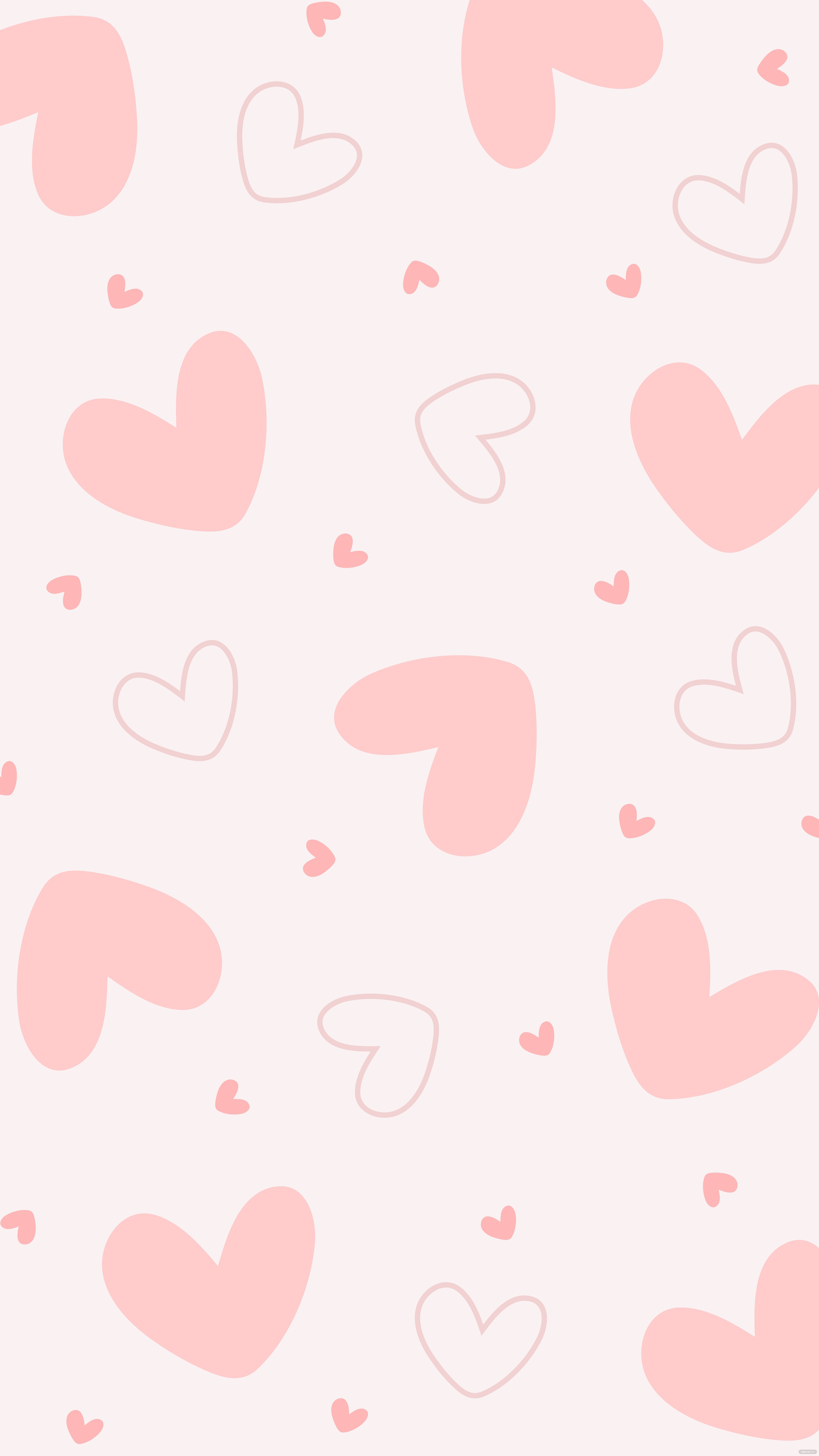 Free Free Pastel Pink Heart Background - EPS, Illustrator, JPG, SVG Template.net