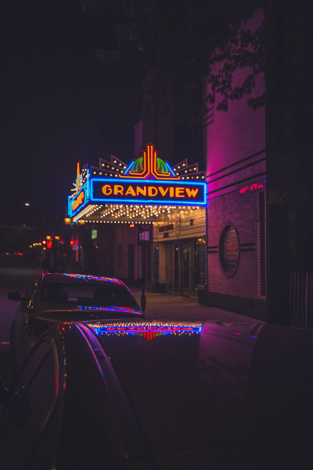 Grandview theater marquee in Saint Paul Minnesota