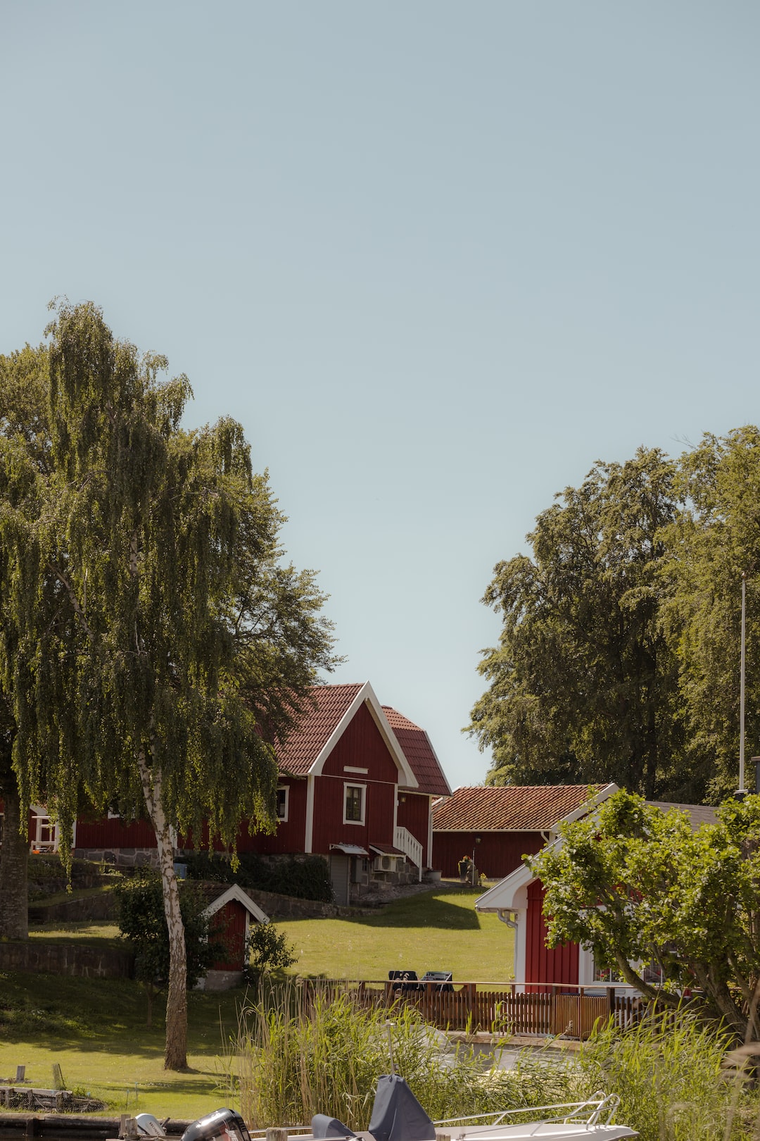 A red Swedish house