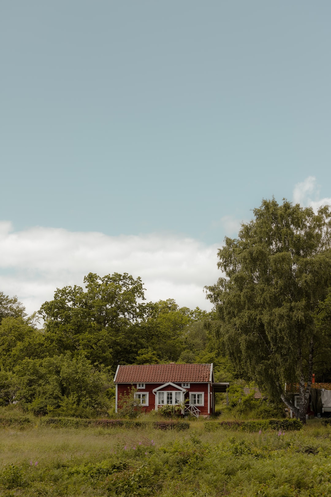 A red Swedish house