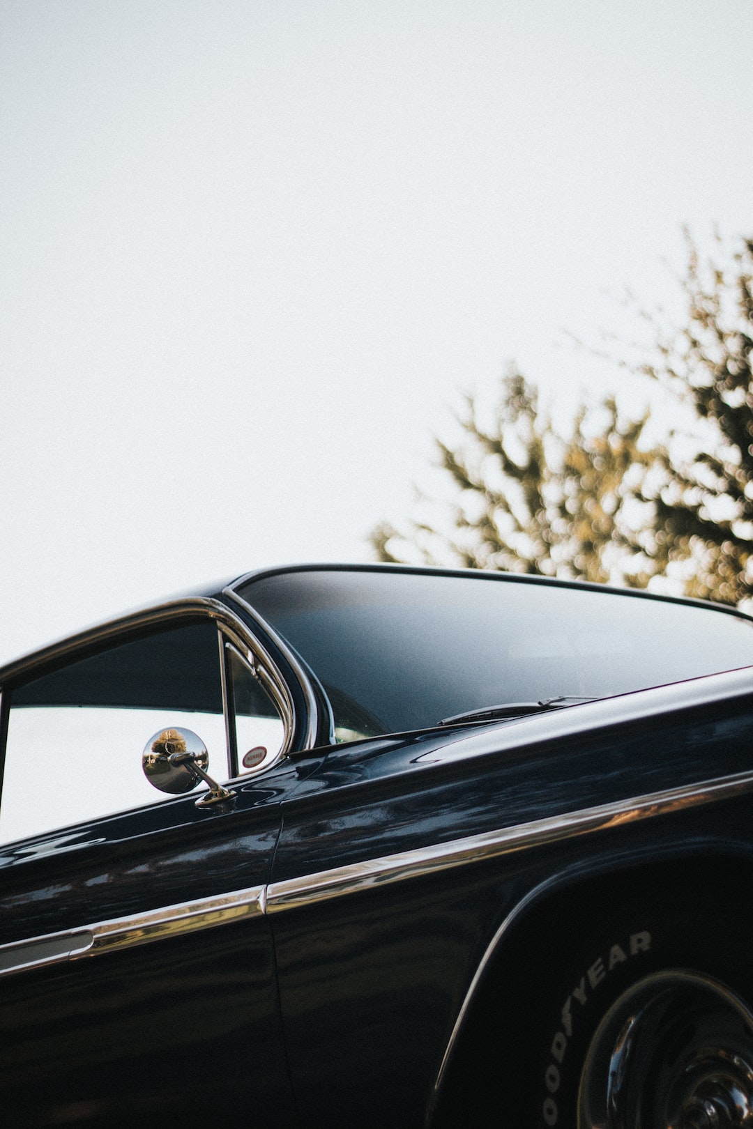 Black vintage car