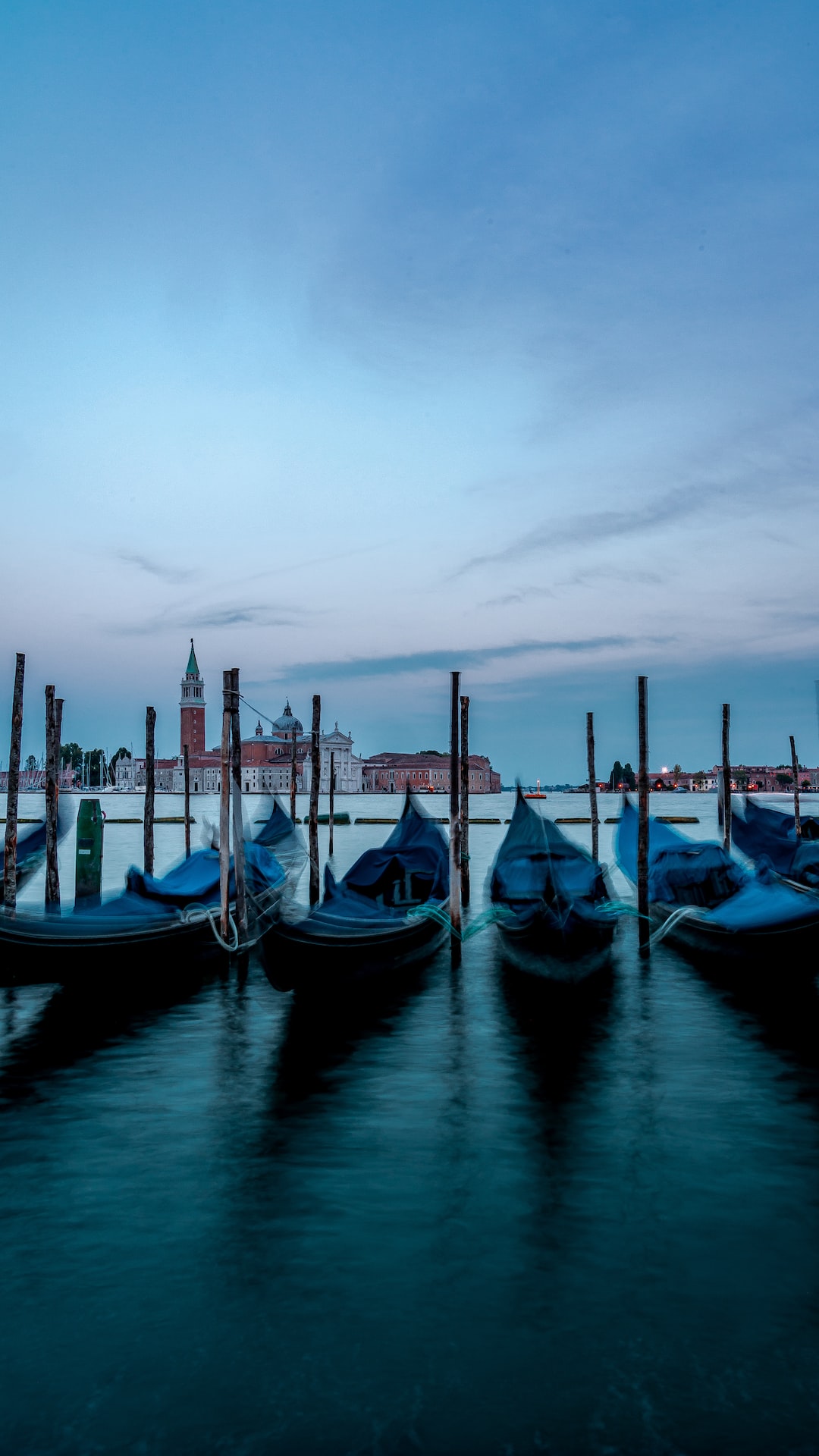 Gondolas in Venice