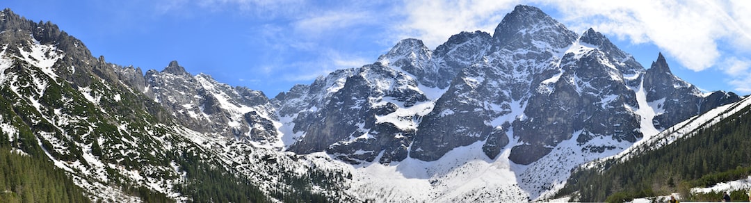 Panorama of Morskie Oko, Poland