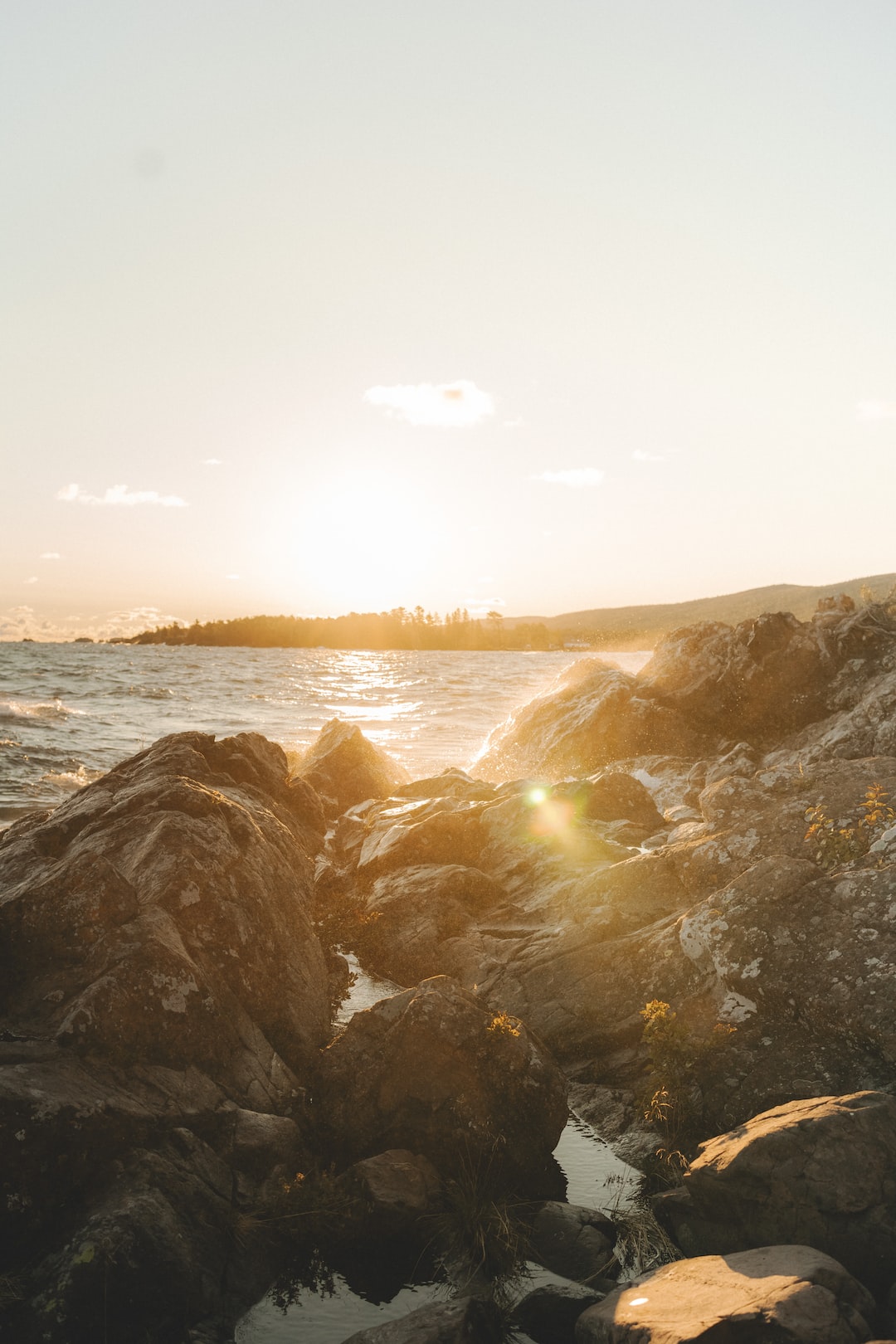 First light at Lake Superior