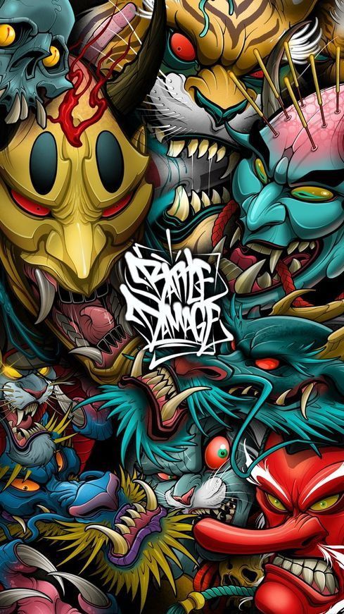 MuchaTseBle Graffiti wallpaper iphone, Art wallpaper iphone, Graffiti wallpaper