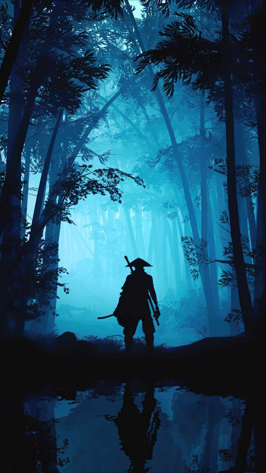 Samurai Warrior Forest IPhone Wallpaper - IPhone Wallpapers