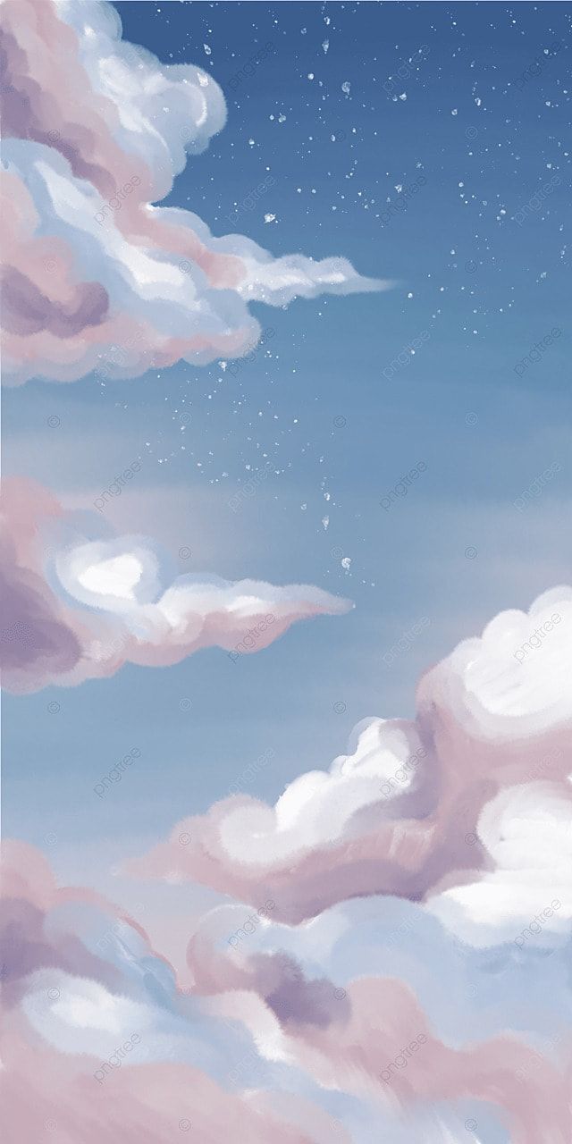 Beautiful Starry Watercolor Mobile Wallpaper Background