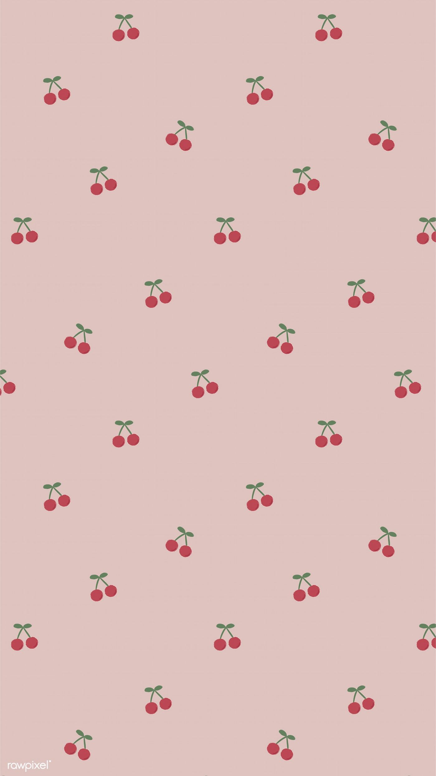 Download premium image of Red hand drawn cherry pattern on pink mobile phone wallpaper illustration by marinemynt about iphone wallpaper, cherry iphone wallpaper, pink mobile wallpaper, floral phone background, and pattern 2035428