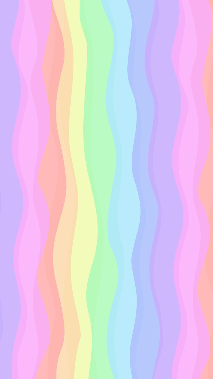Phone wallpaper, background. 'rainbow watercolour wave' 5