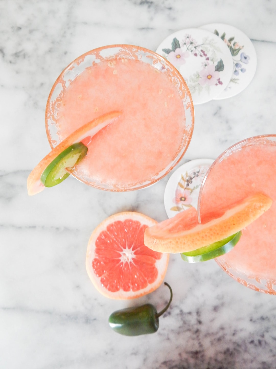 This cocktail is summer in a glass: a little hot and a whole lot of fresh!