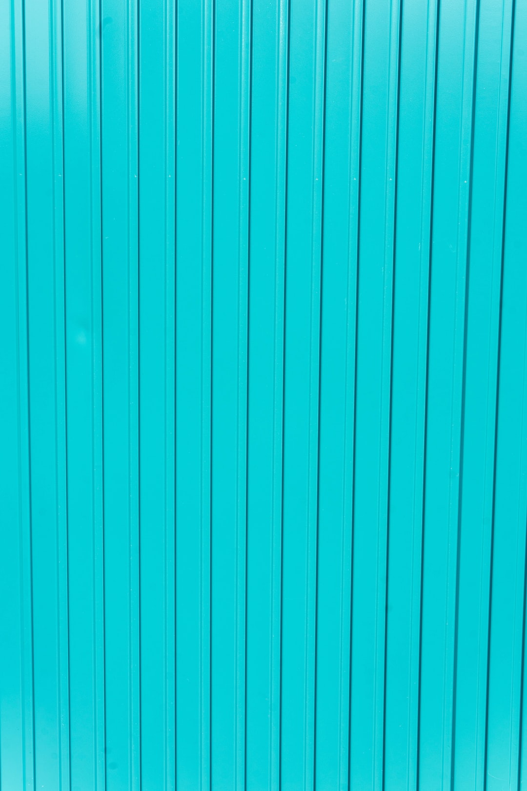 Blue corrugated iron