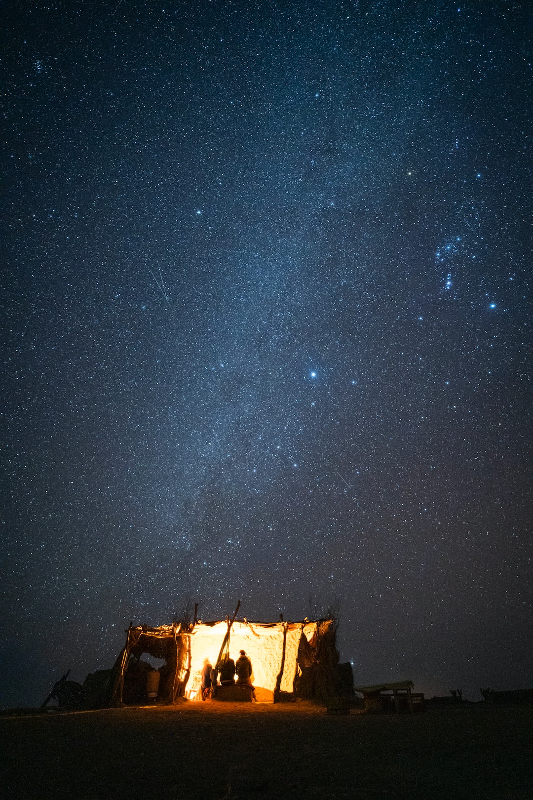 Berber hut at Sahara desert