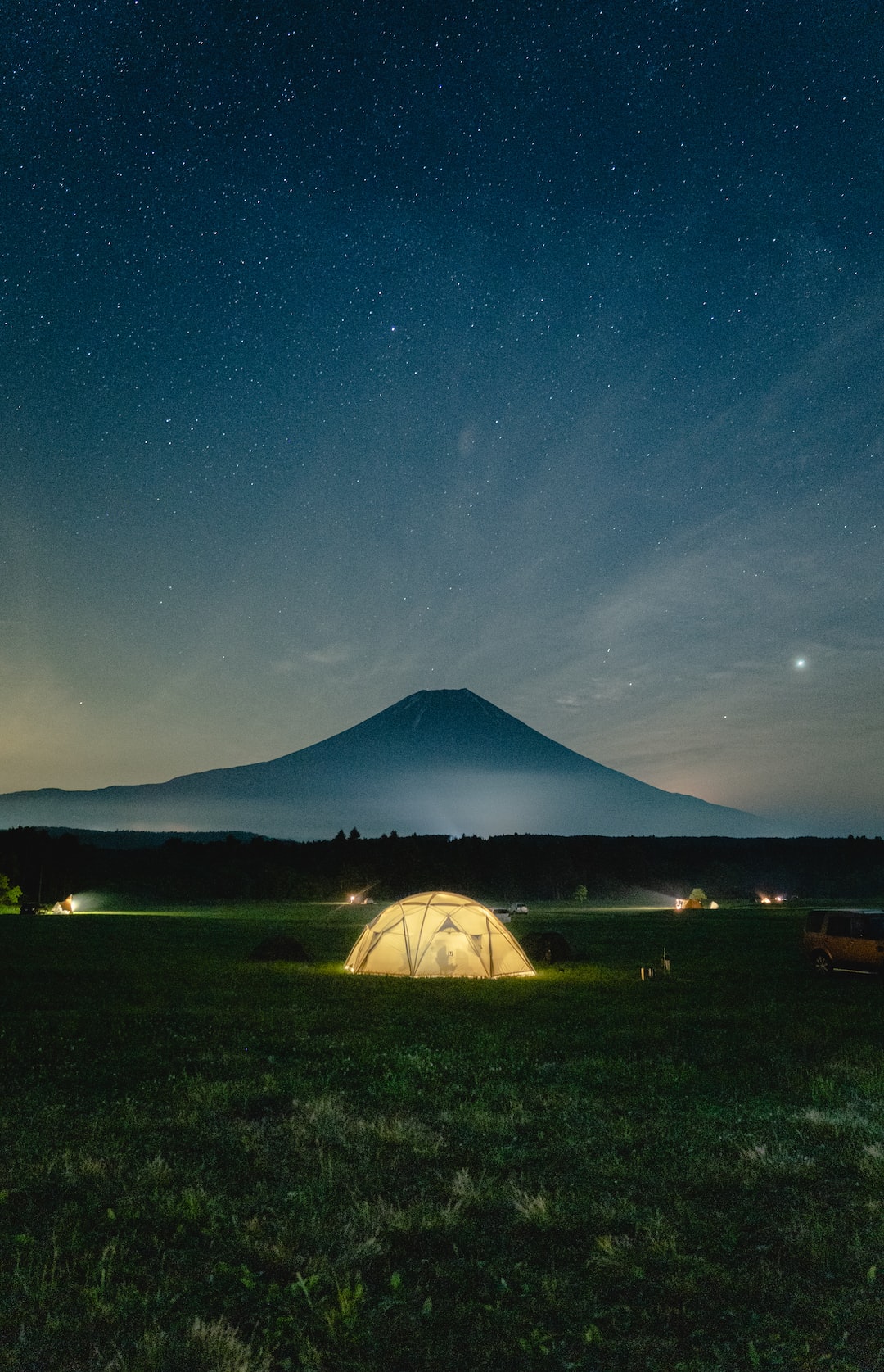 A night of camping on the side of Mt.Fuji