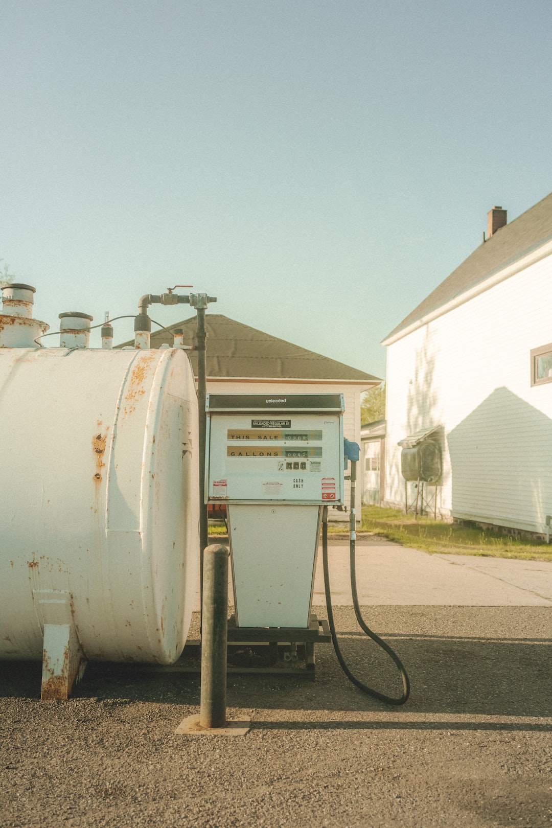 I drive by this gas pump hundreds of times a year. I finally stopped and snapped a photo of it. Making this image goes with my current style, finding beauty amongst the mundane. 