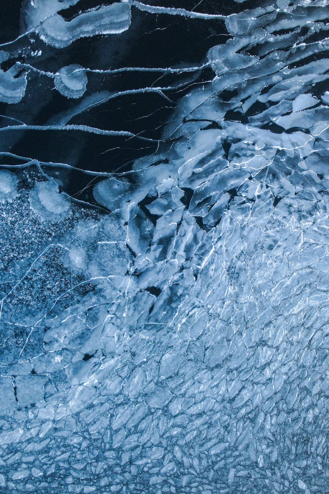 Ice on a lake