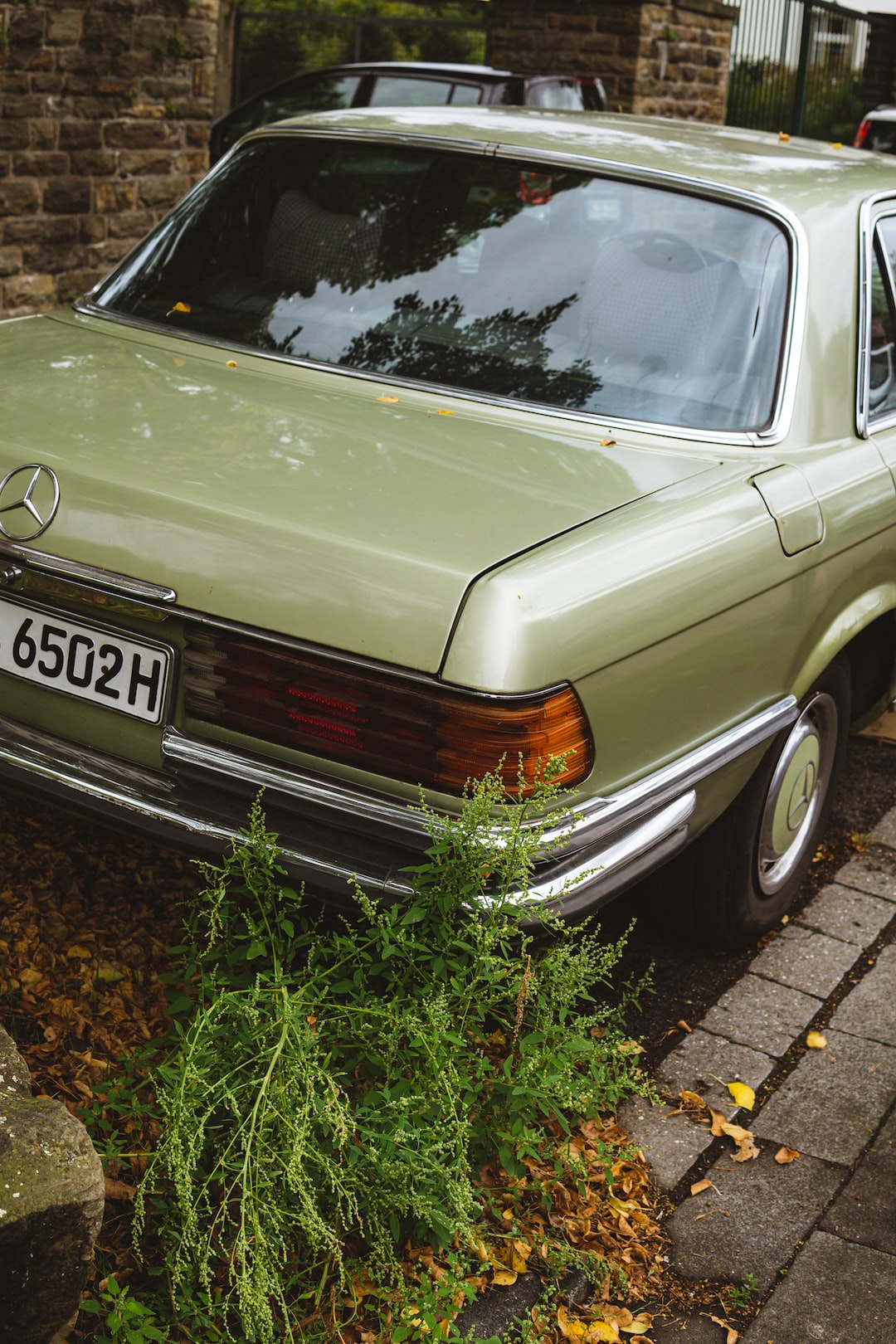 Altes Retro Mercedes Bild