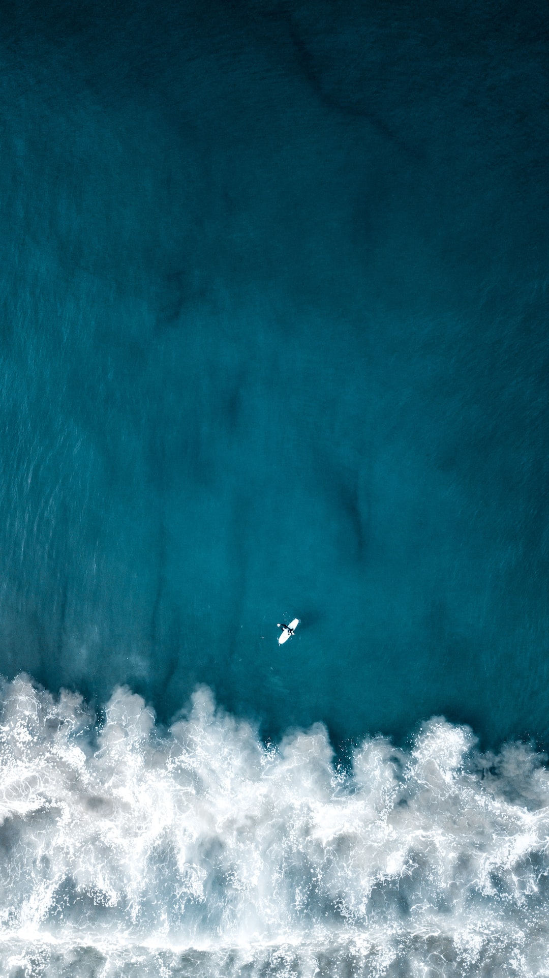 A calm glossy morning from above in Venice Beach, CA