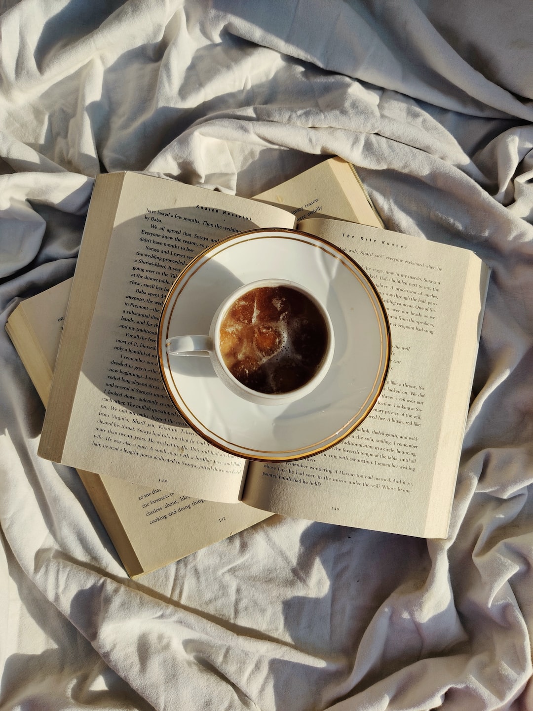 Books and coffee