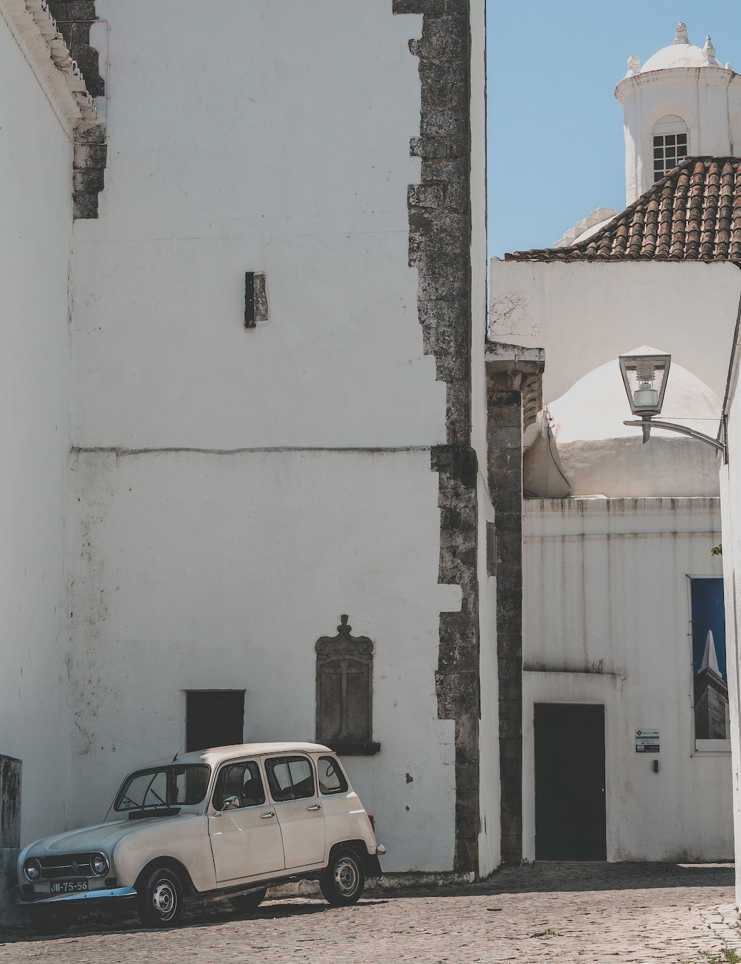 White everything in Tavira, Portugal