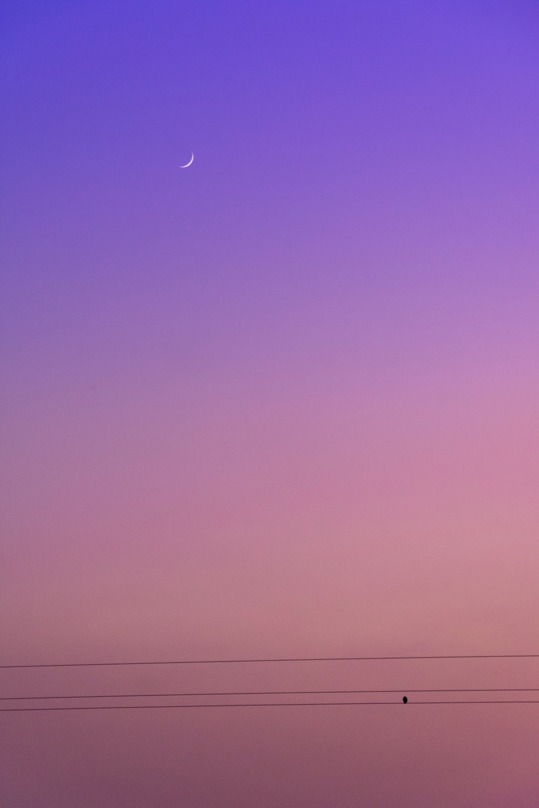 #sky#moon#afterglow#sunset