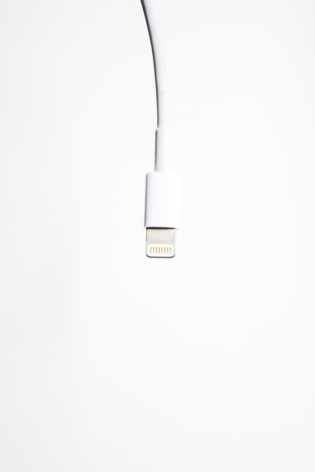 White USB cable