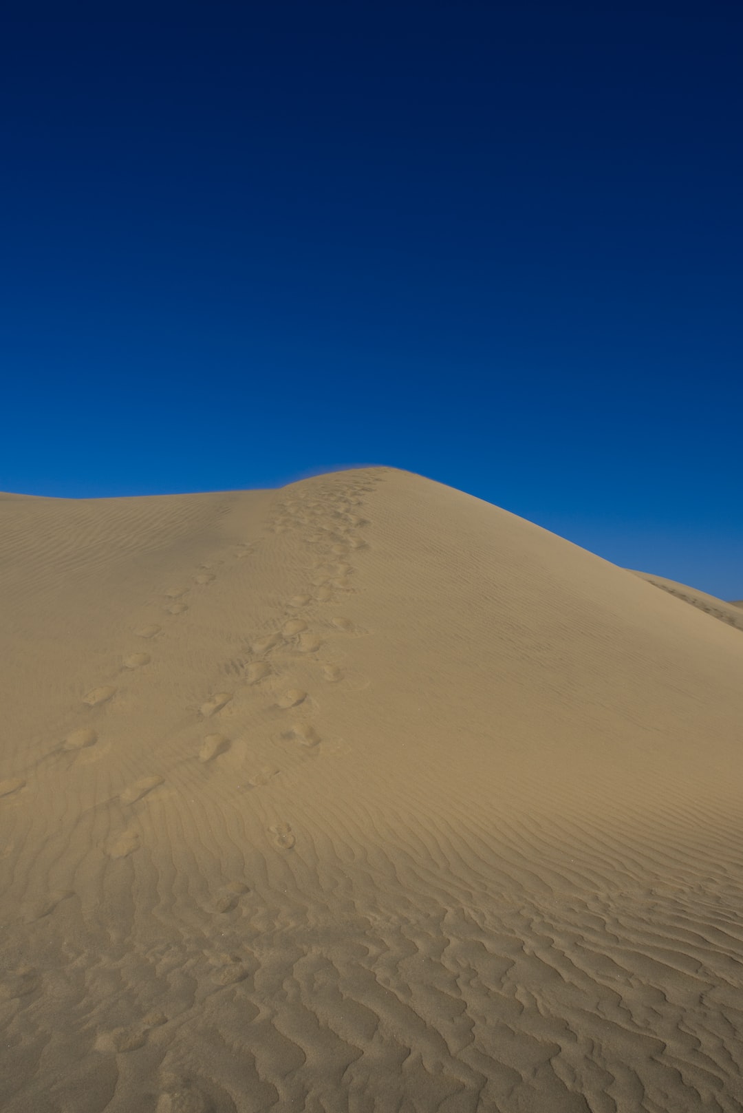 Famous dunes in Maspalomas.