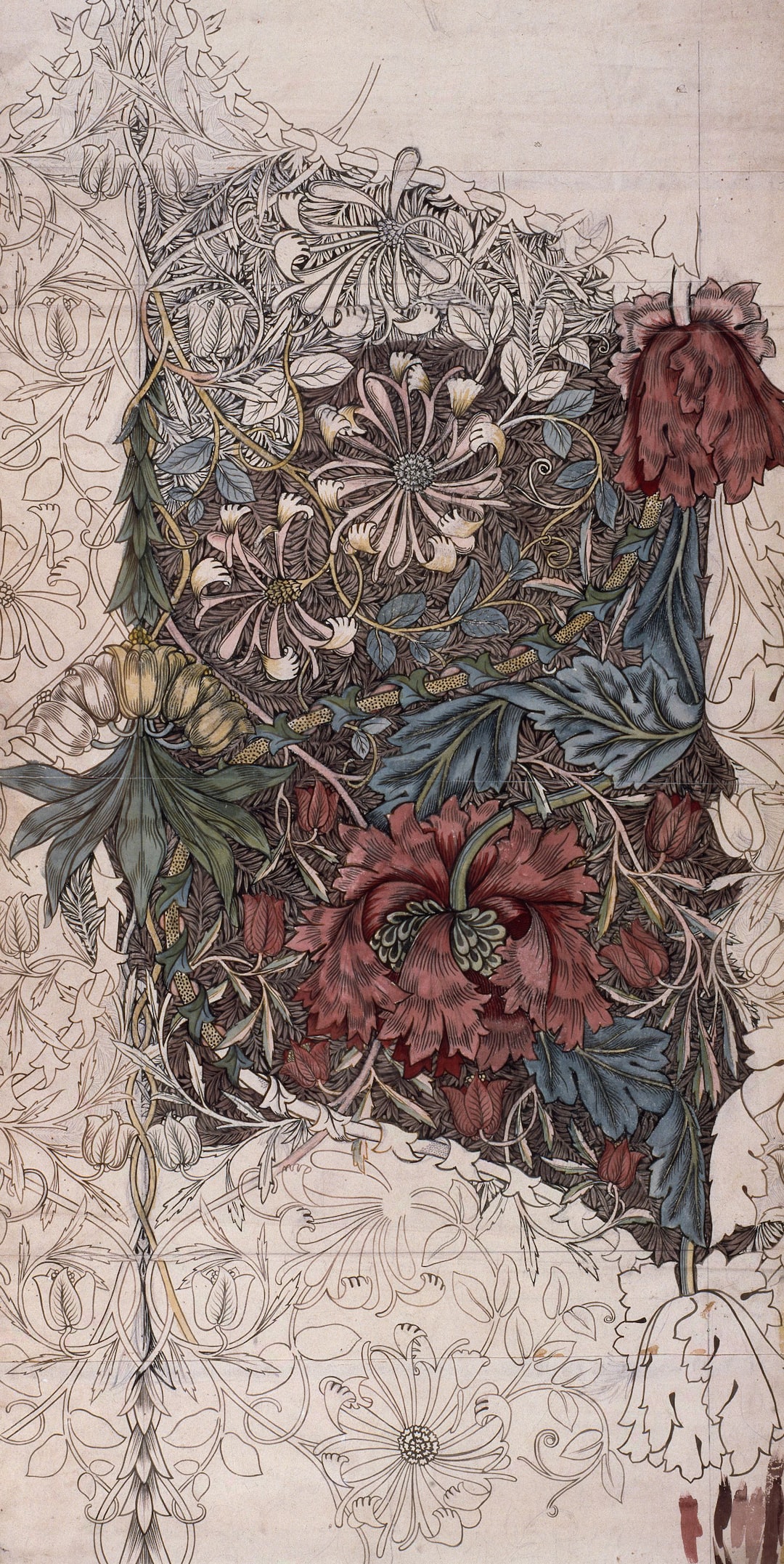 Honeysuckle, 1874, By William Morris