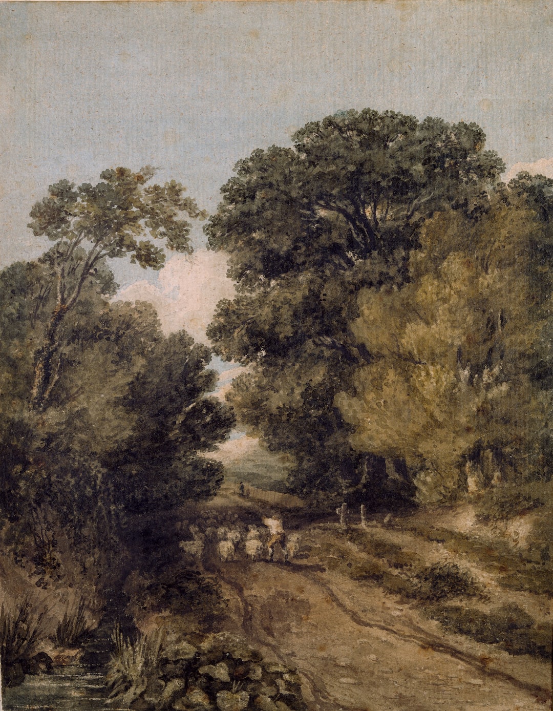 A Herefordshire Lane By David Cox