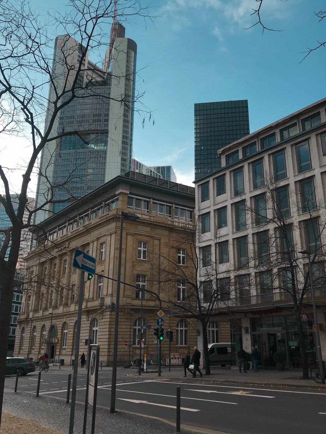 The skyscrapers of Frankfurt, Germany