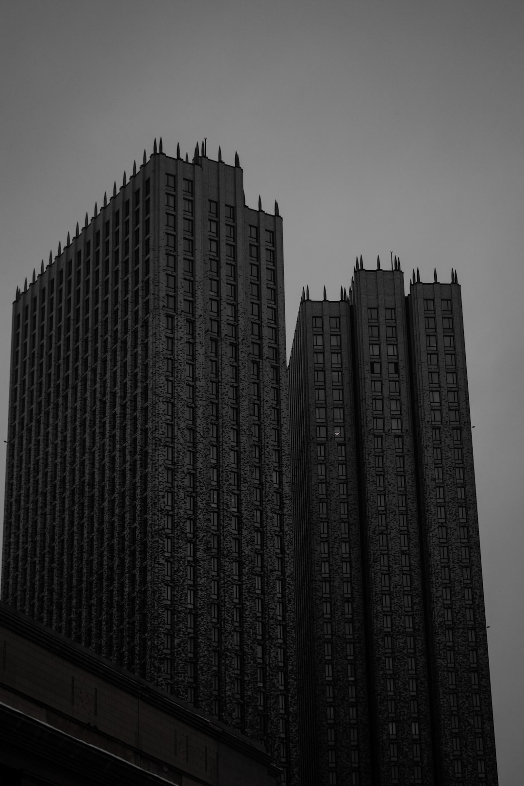 moody skyscrapers