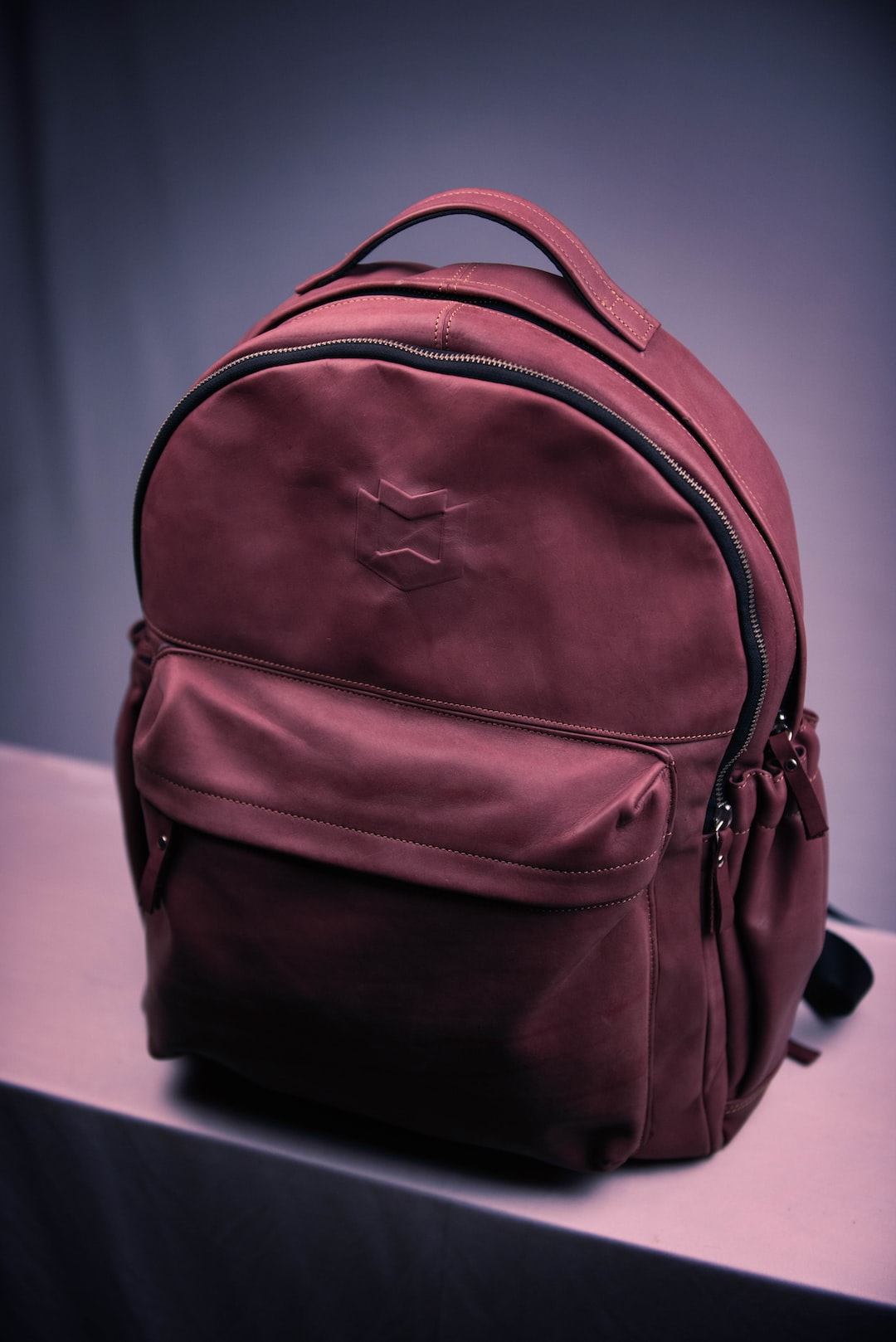 Leather back pack by Wiser by the Mile