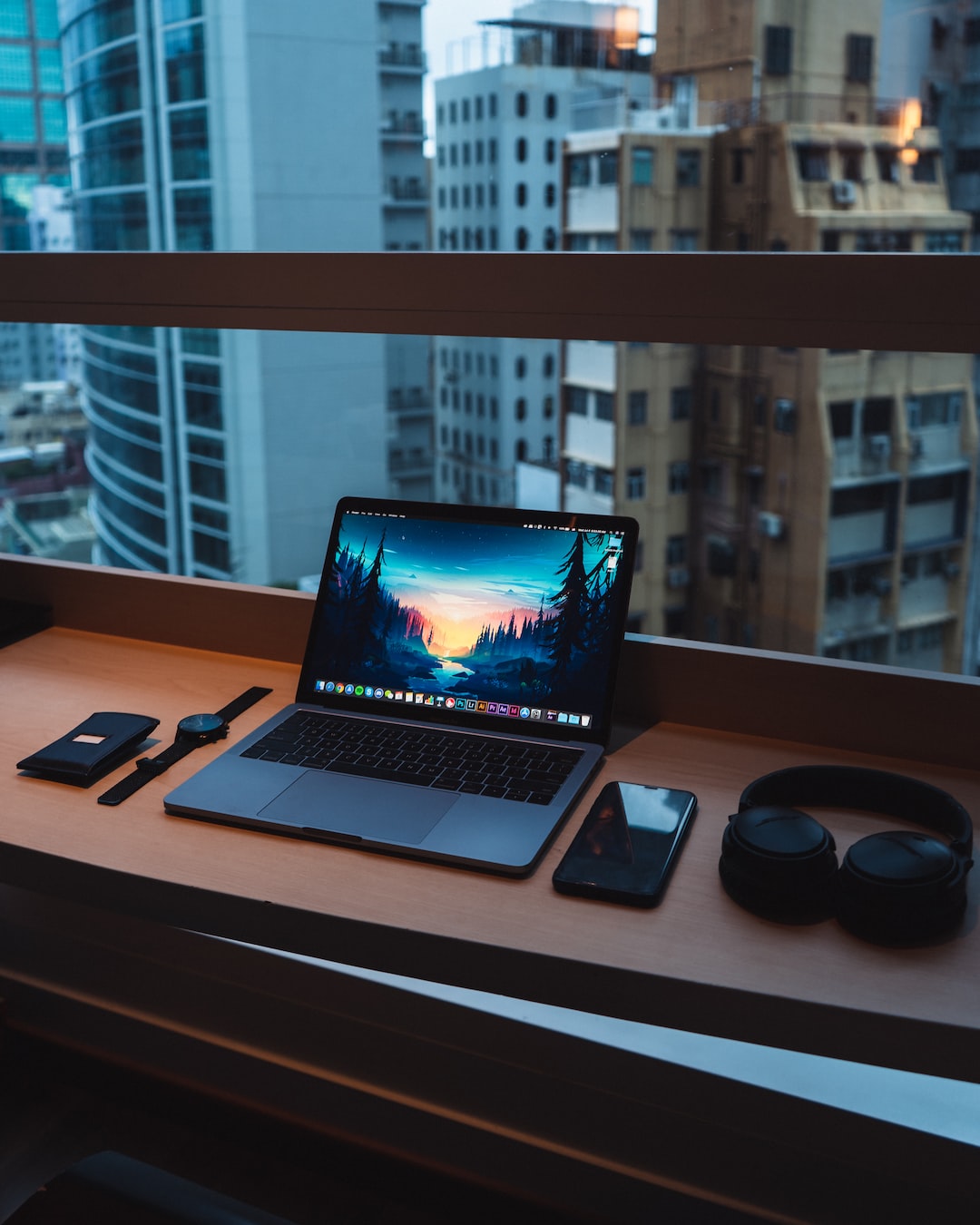 Taken in a small hotel room in Hong Kong. This photo highlights that while the hotel desk was super narrow and was lacking in spaciousness, there was still enough for the digital essentials. Hence, why this shot is called “DIGITAL MINIMALISM.”