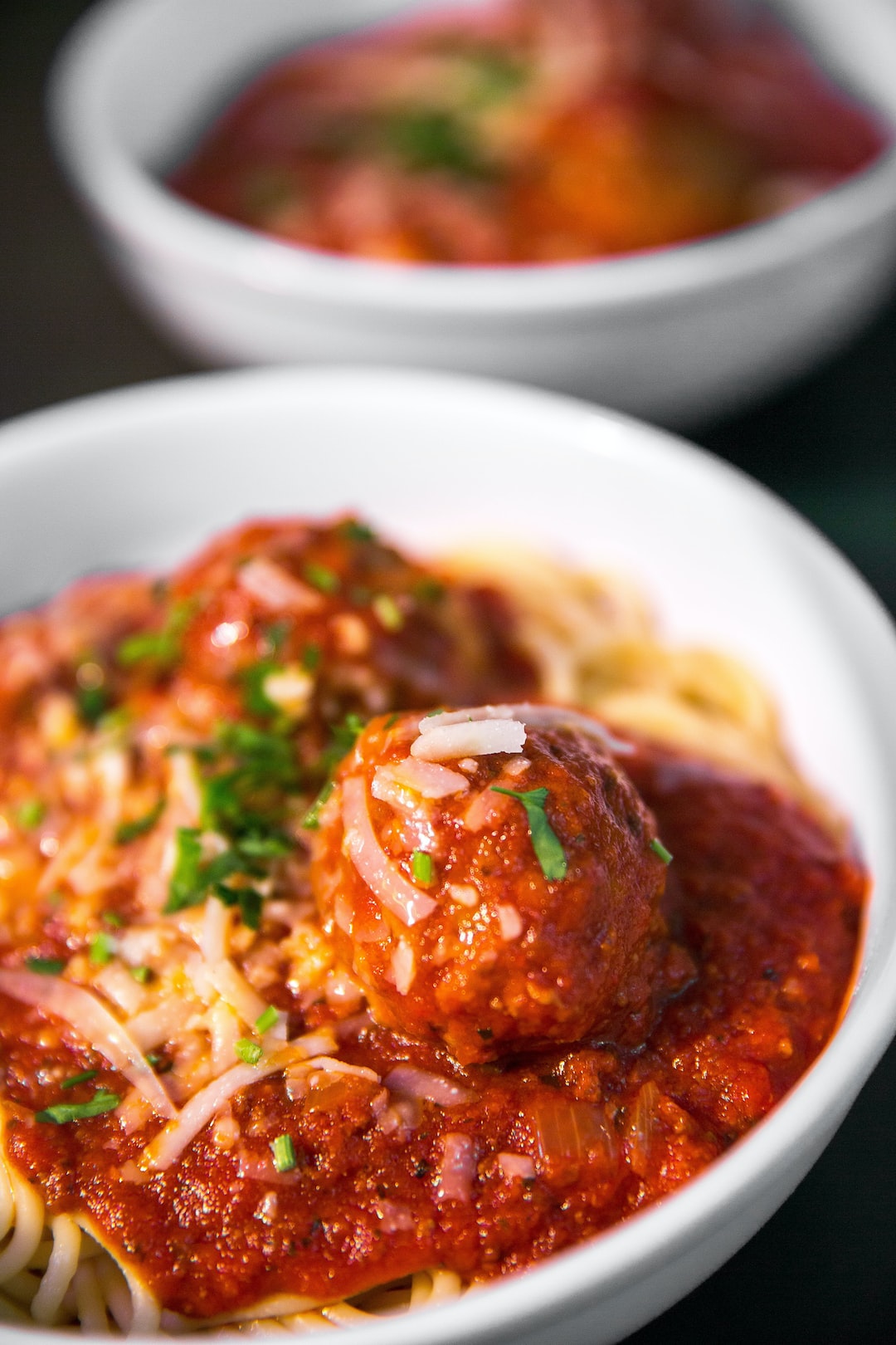 Spaghetti with meatballs