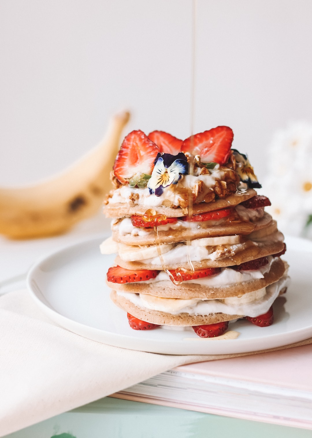 Home made pancakes on a Sunday morning. One of life’s simple pleasures.