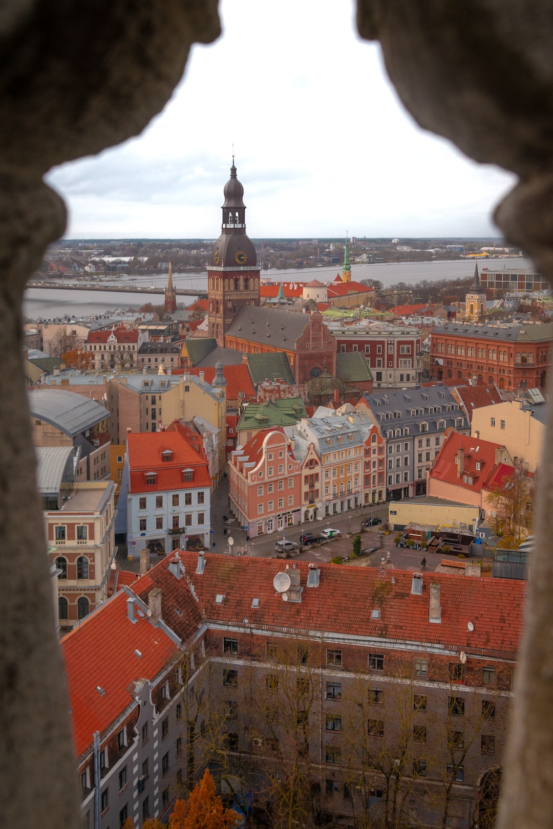 Riga’s old town from above…