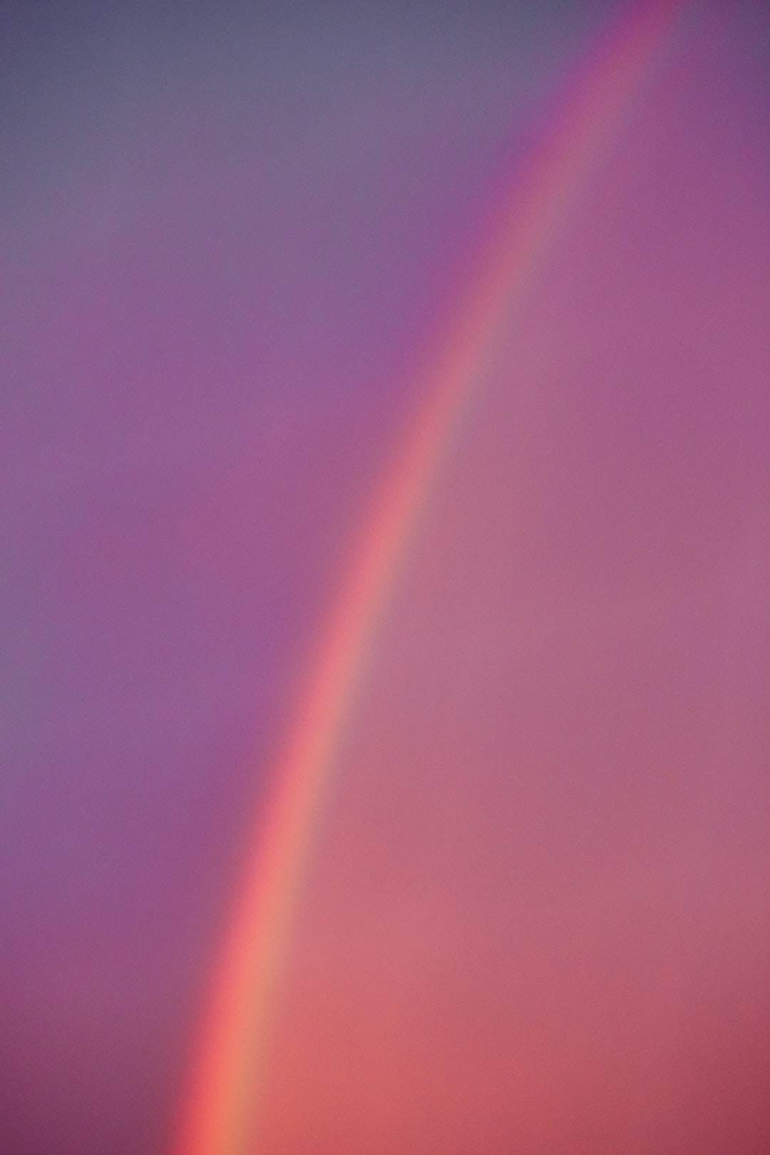 Rainbow over Warsaw, Poland.