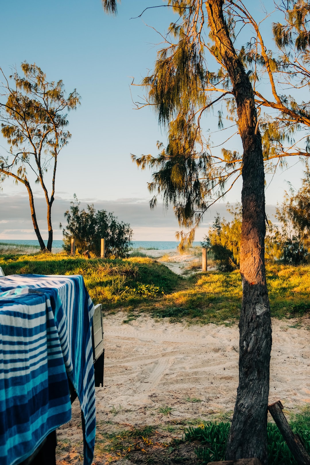 End of a beach day | Camping - Inskip Point, Queensland Australia