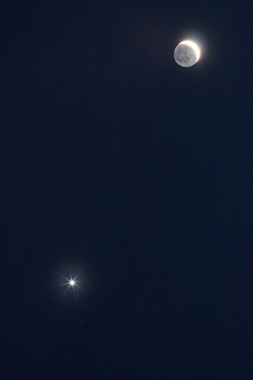 Moon and Venus