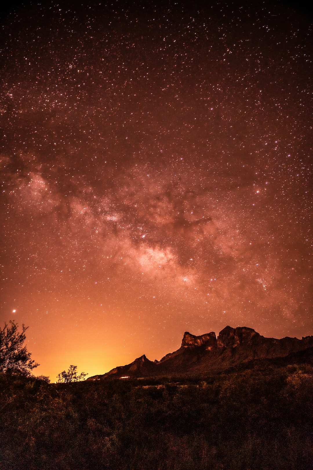 Milky Way in the desert