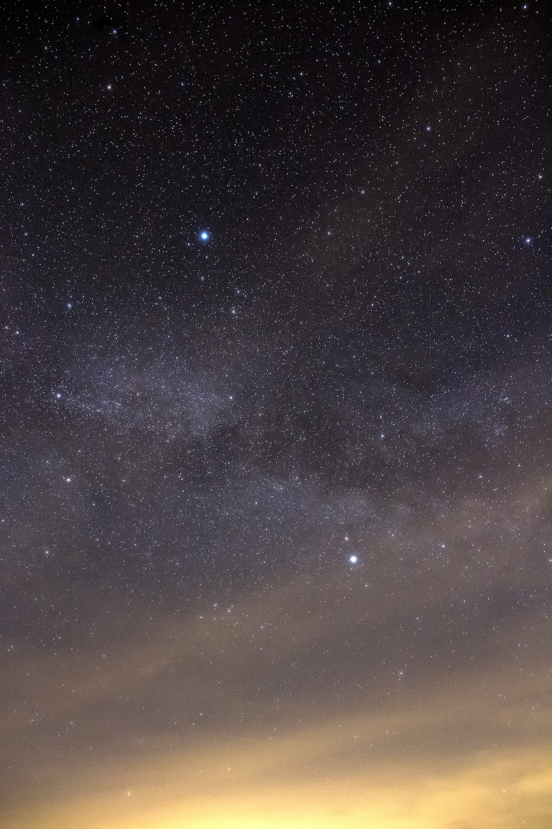 It’s amazing what DSLRs can see. The light-polluted clouds in the bottom of this photo were barely visible to my eye.